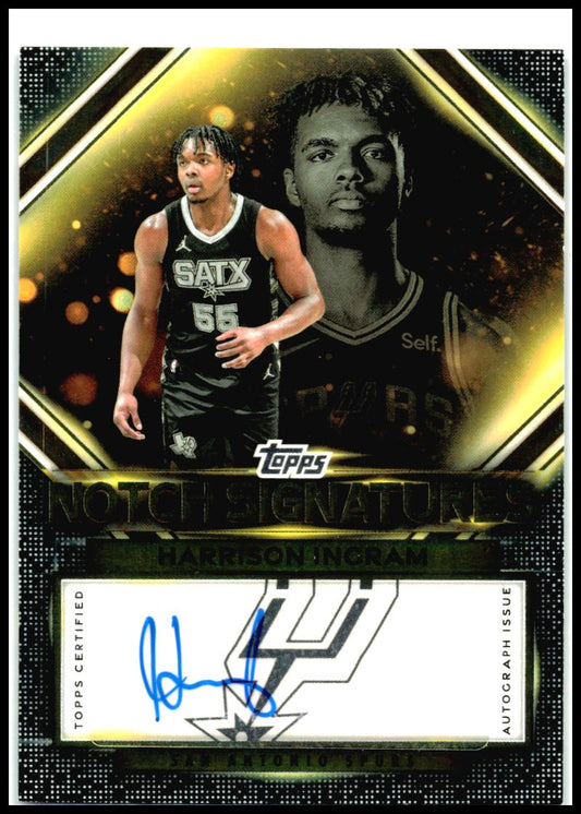 2025-26 Topps Topps Notch Signatures #TNS-HI Harrison Ingram Auto Spurs