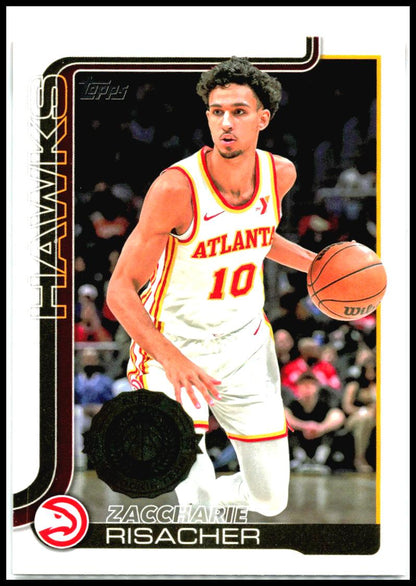 2025-26 Topps #62 Zaccharie Risacher Atlanta Hawks