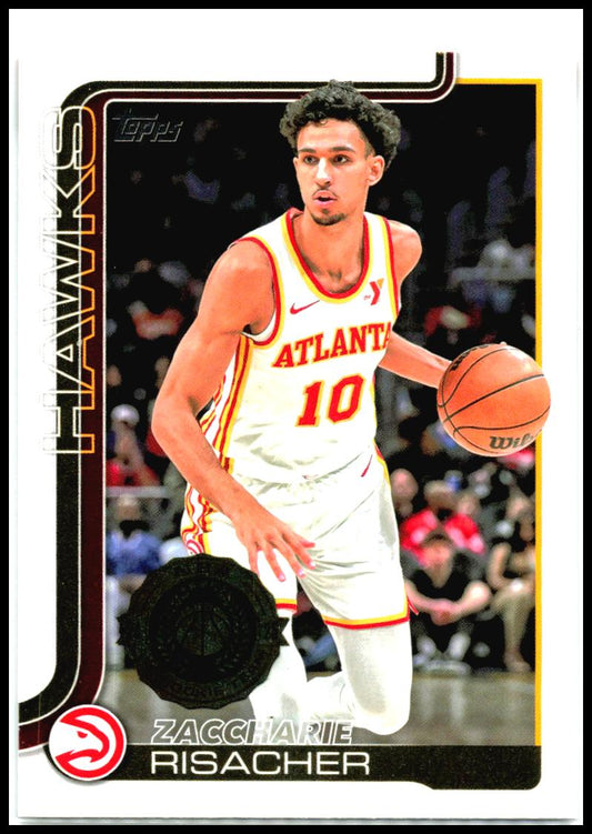 2025-26 Topps #62 Zaccharie Risacher Atlanta Hawks