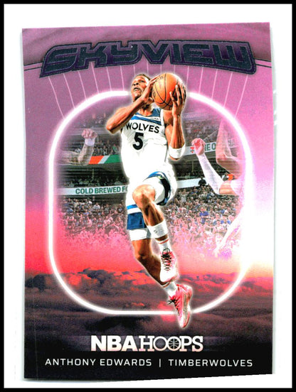 2024-25 Hoops Skyview #11 Anthony Edwards Minnesota Timberwolves