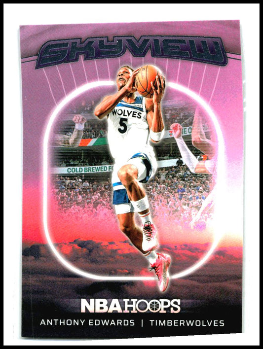 2024-25 Hoops Skyview #11 Anthony Edwards Minnesota Timberwolves