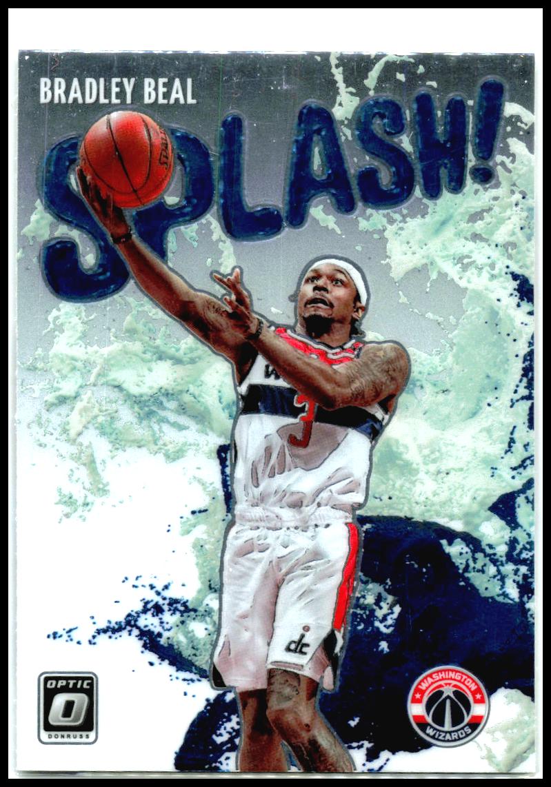 2021-22 Donruss Optic Splash! #10 Bradley Beal Washington Wizards