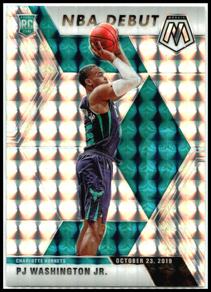 2019-20 Panini Mosaic Prizm #278 PJ Washington Jr. Rookie Charlotte Hornets