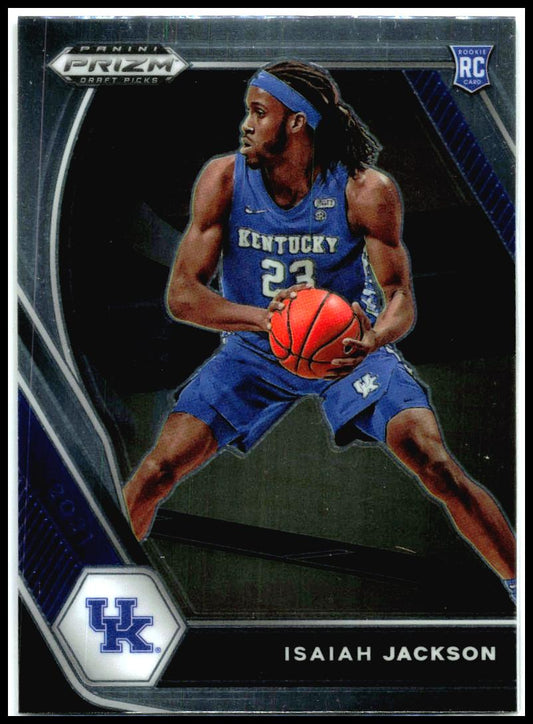 2021 Panini Prizm Draft Picks #16 Isaiah Jackson Kentucky Wildcats