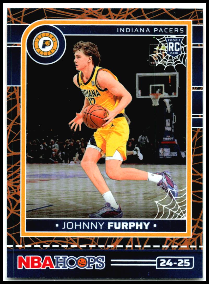 2024-2025 Haunted Hoops Holo Webs SP #265 Johnny Furphy Pacers