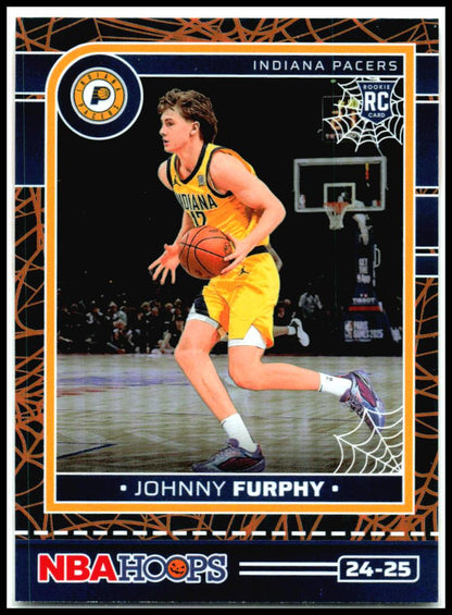 2024-2025 Haunted Hoops Holo Webs SP #265 Johnny Furphy Pacers