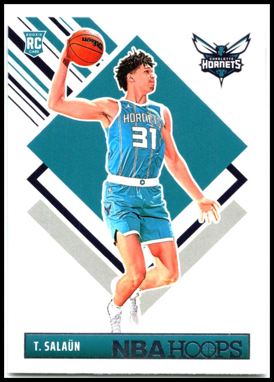 2024-25 Hoops #292 Tidjane Salaun Charlotte Hornets