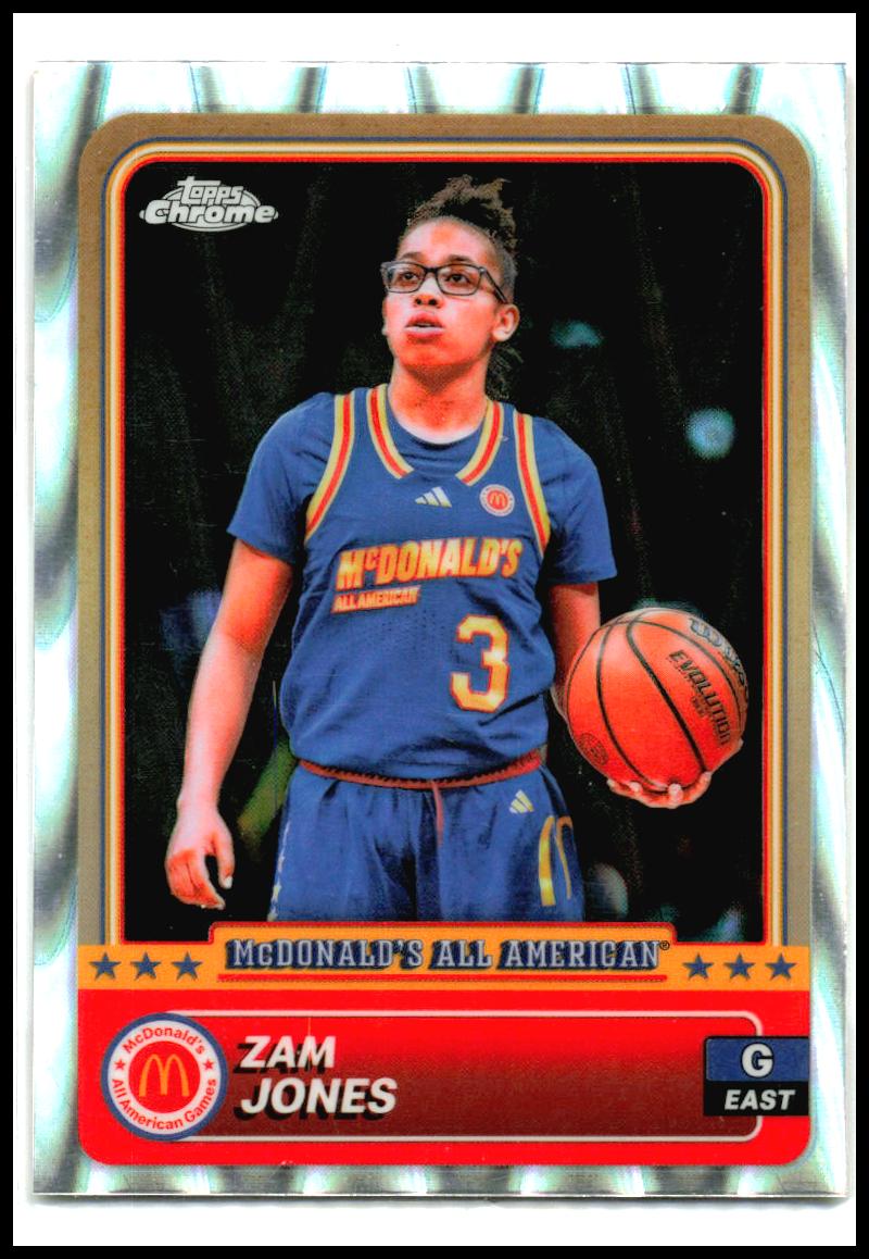 2024 Topps Chrome McDonald's All-American RayWave Refractor #5 Zamareya Jones
