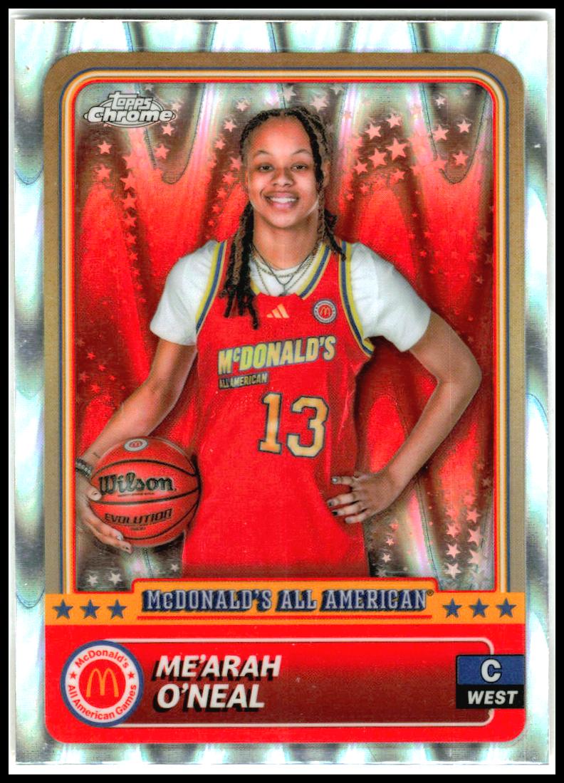 2024 Topps Chrome McDonald's All-American RayWave #70 Me’Arah O’Neal