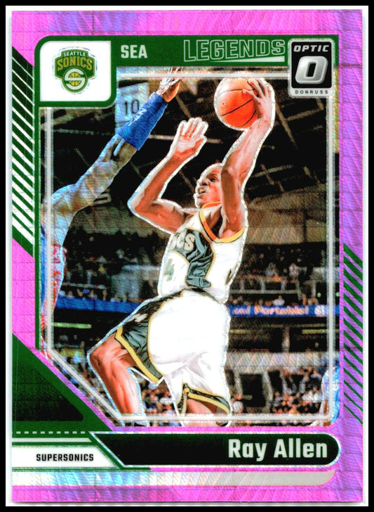 2024-25 Donruss Optic Hyper Pink #240 Ray Allen