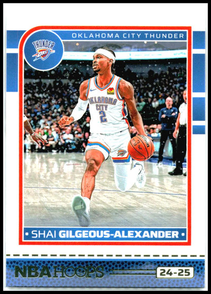 2024-25 Hoops #126 Shai Gilgeous-Alexander Oklahoma City Thunder