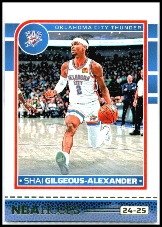2024-25 Hoops #126 Shai Gilgeous-Alexander Oklahoma City Thunder