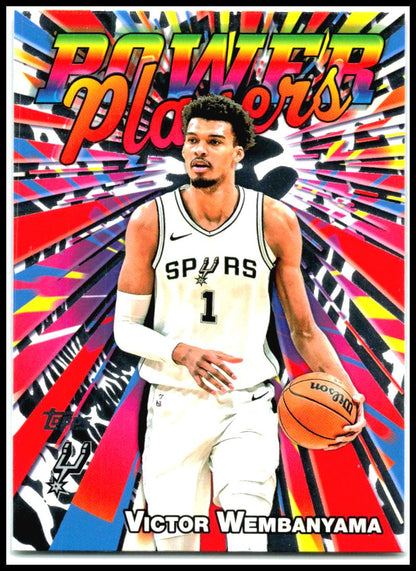 2025-26 Topps Power Players #PP-15 Victor Wembanyama San Antonio Spurs