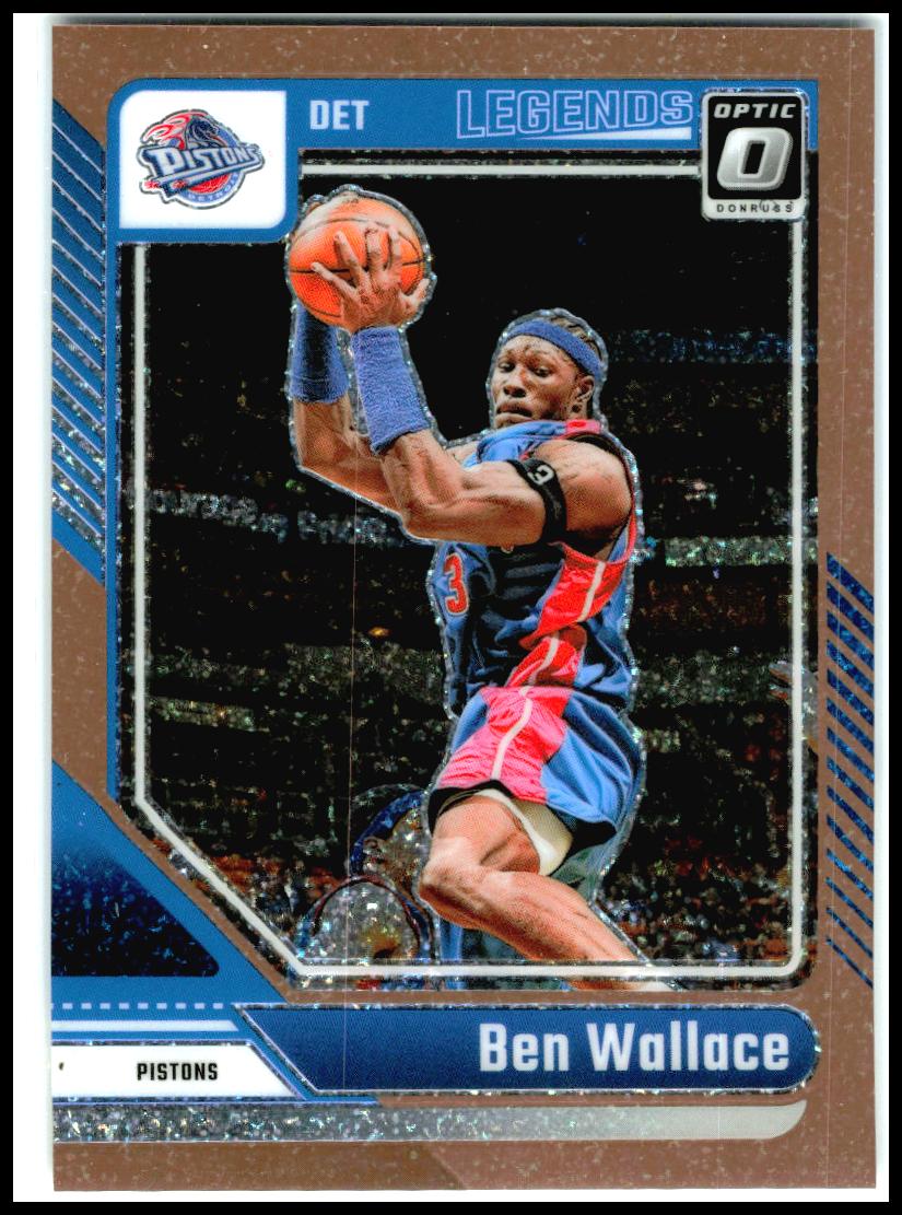 2024-25 Donruss Optic Copper Glitter #230 Ben Wallace #/99 Detroit Pistons