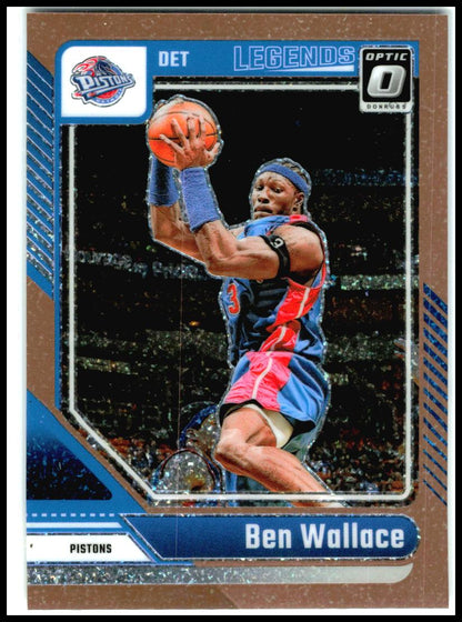 2024-25 Donruss Optic Copper Glitter #230 Ben Wallace #/99 Detroit Pistons