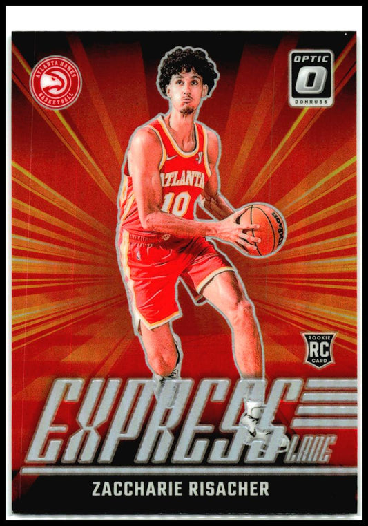 2024-25 Donruss Optic Express Lane Holo #23 Zaccharie Risacher Atlanta Hawks