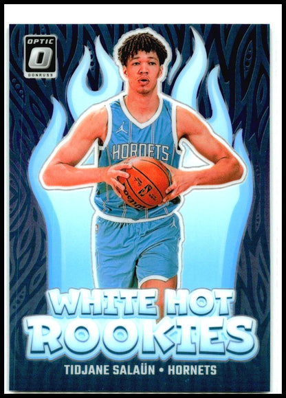 2024-25 Donruss Optic White Hot Rookies Purple #3 Tidjane Salaun Hornets