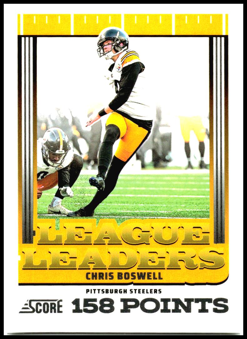 2025 Score League Leaders #6 Chris Boswell Pittsburgh Steelers