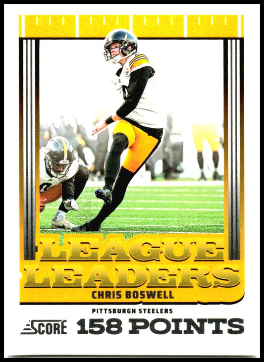 2025 Score League Leaders #6 Chris Boswell Pittsburgh Steelers