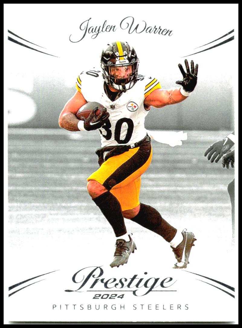 2024 Panini Prestige #250 Jaylen Warren Pittsburgh Steelers