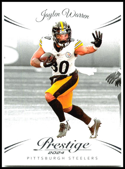 2024 Panini Prestige #250 Jaylen Warren Pittsburgh Steelers
