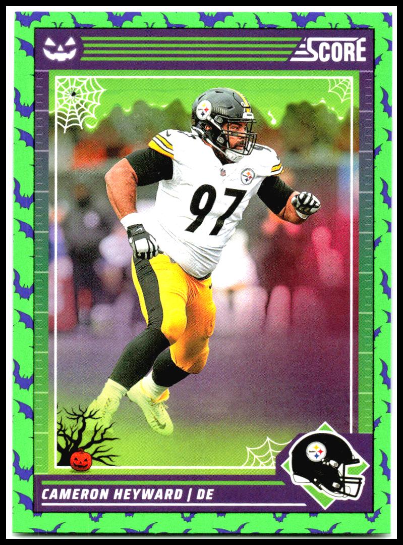 2024 Score-A-Treat Green Bats #235 Cameron Heyward Pittsburgh Steelers