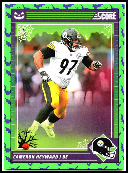 2024 Score-A-Treat Green Bats #235 Cameron Heyward Pittsburgh Steelers
