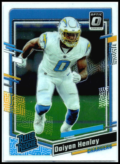 2023 Donruss Optic #263 Daiyan Henley Rookie Los Angeles Chargers
