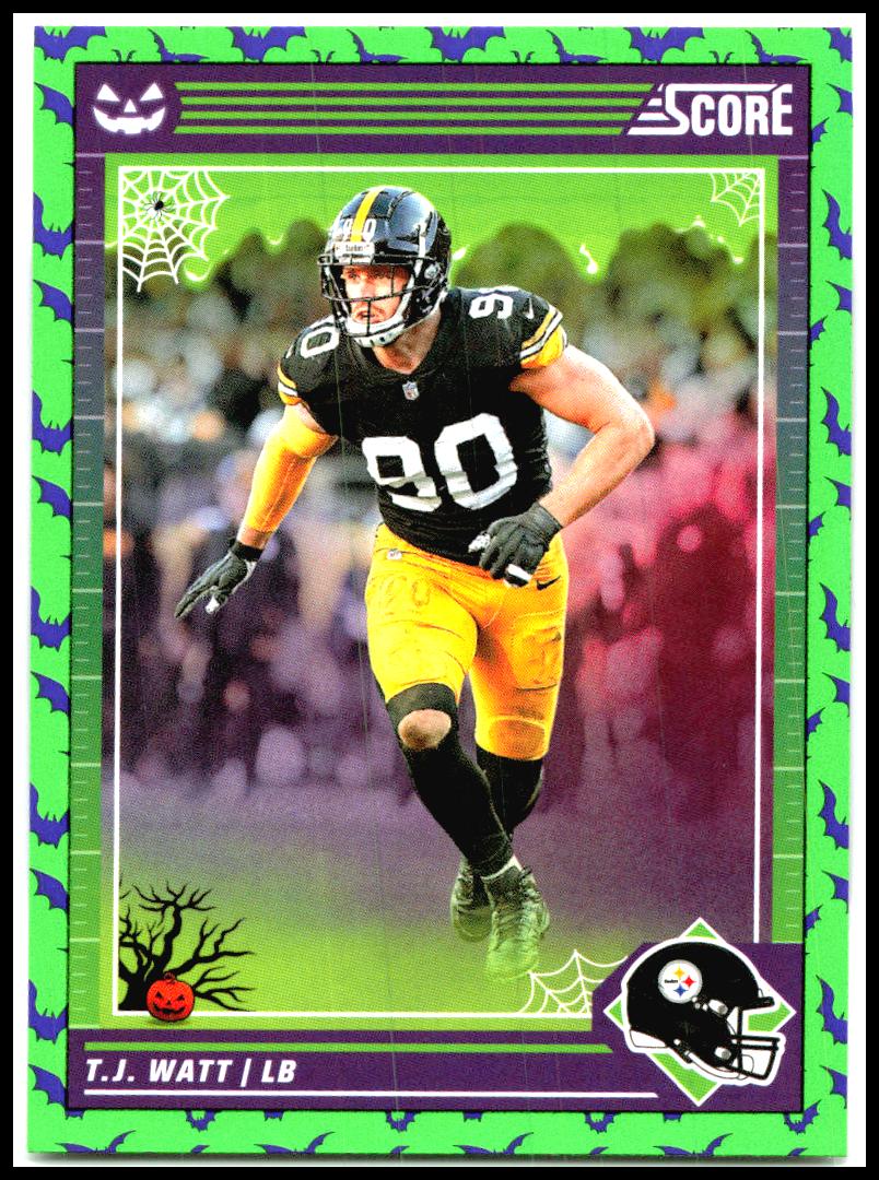 2024 Score-A-Treat Green Bats #236 T.J. Watt Pittsburgh Steelers