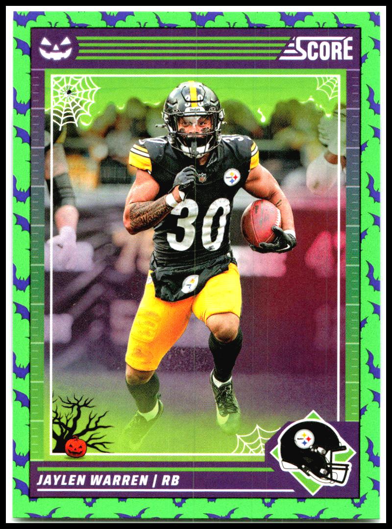 2024 Score-A-Treat Green Bats #240 Jaylen Warren Pittsburgh Steelers