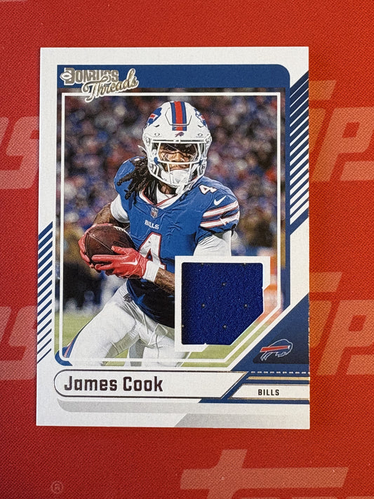 2024 Donruss Donruss Threads #DTH-JCO James Cook Buffalo Bills