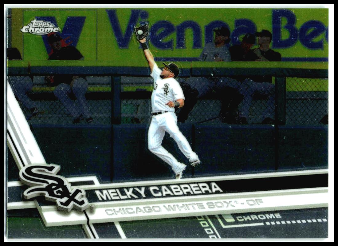 2017 Topps Chrome #166 Melky Cabrera Chicago White Sox