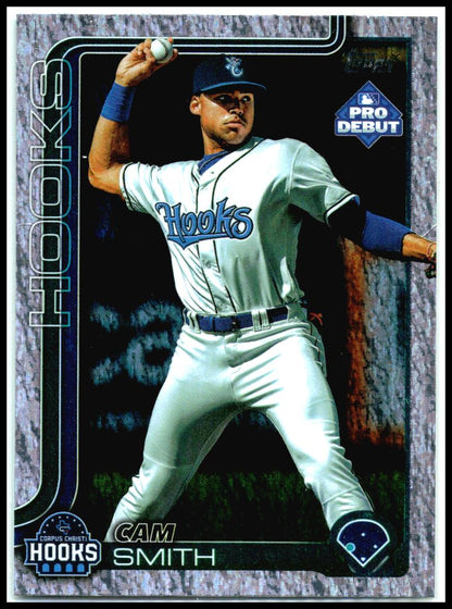 2025 Topps Pro Debut Sparkle Foil #PD-136 Cam Smith #/175 Corpus Christi Hooks