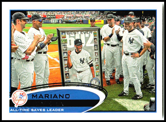 2012 Topps #109 Mariano Rivera New York Yankees