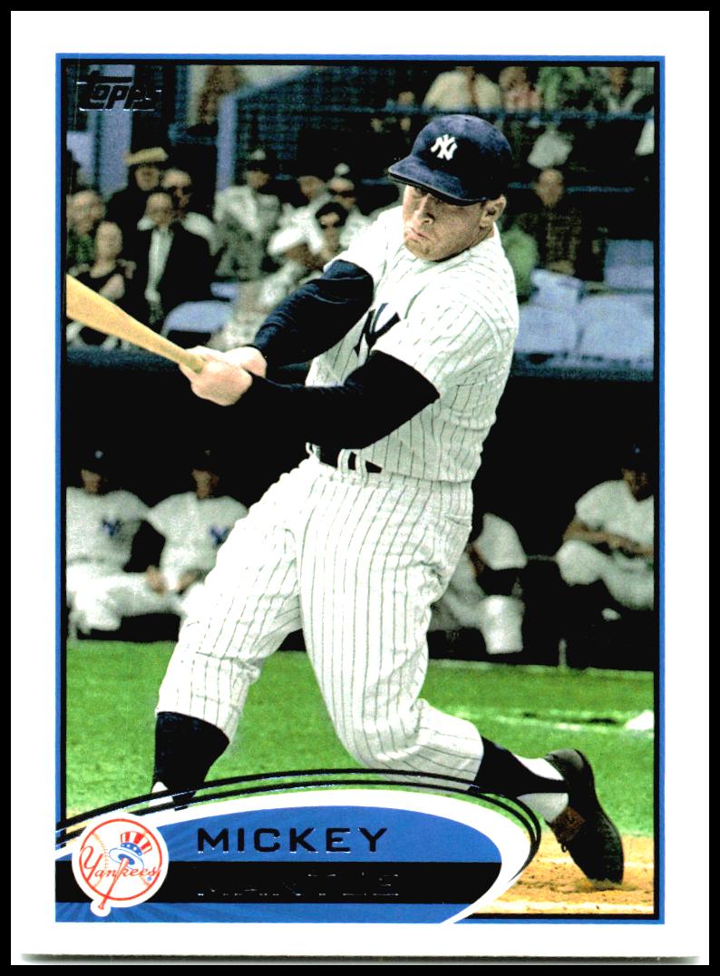 2012 Topps #7 Mickey Mantle New York Yankees