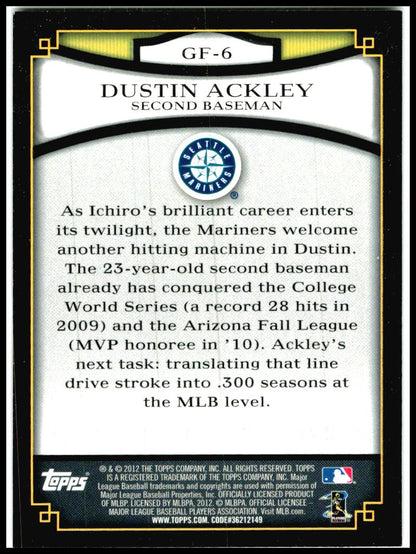 2012 Topps Gold Futures #GF-6 Dustin Ackley Seattle Mariners