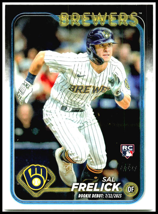 2024 Topps Update First Card #US10 Sal Frelick #/1 Milwaukee Brewers