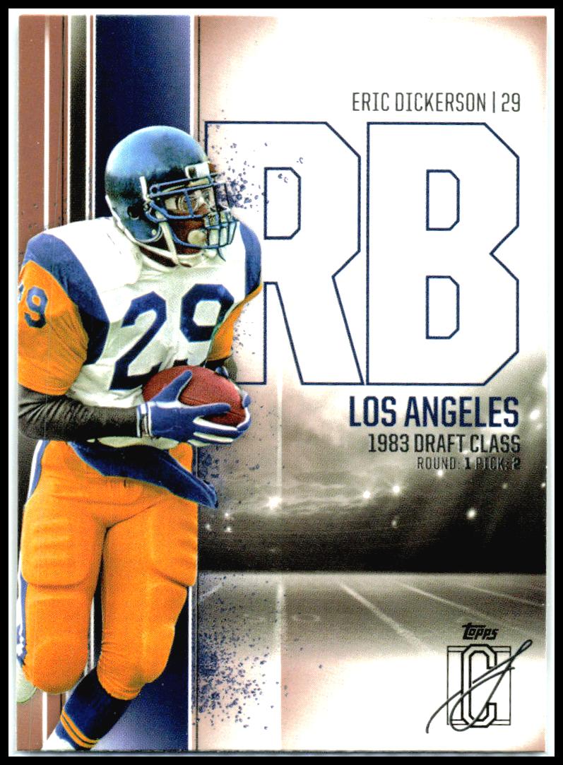 2024 Topps Signature Class Bronze #26 Eric Dickerson Los Angeles Rams