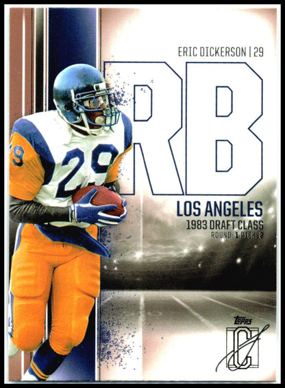 2024 Topps Signature Class Bronze #26 Eric Dickerson Los Angeles Rams