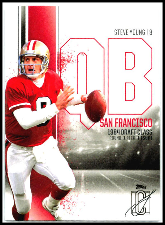 2024 Topps Signature Class #55 Steve Young San Francisco 49ers