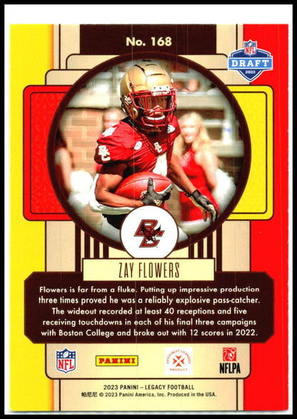 2023 Panini Legacy #168 Zay Flowers Rookie Ravens
