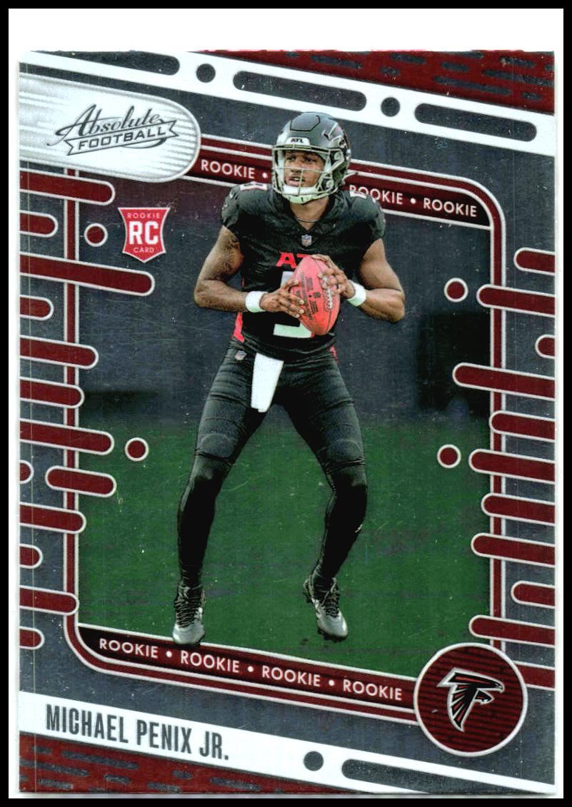 2024 Panini Absolute Red #108 Michael Penix Jr. Atlanta Falcons
