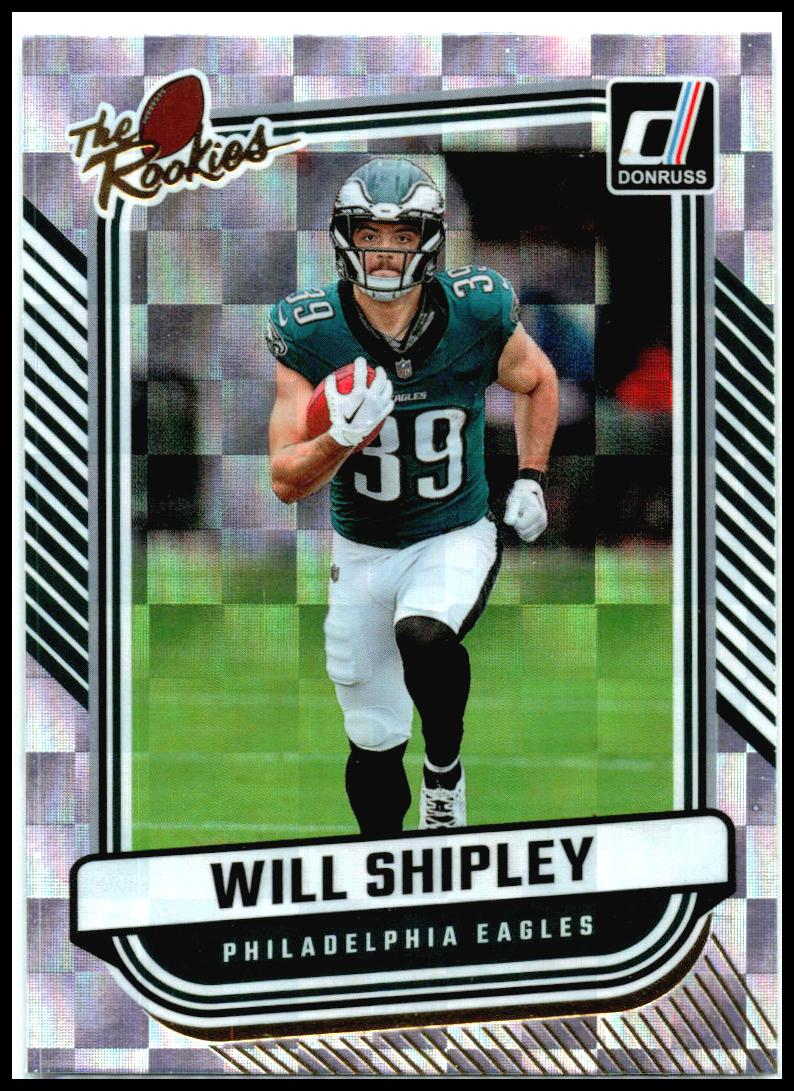 2024 Donruss The Rookies #TR-26 Will Shipley Philadelphia Eagles