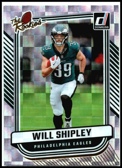 2024 Donruss The Rookies #TR-26 Will Shipley Philadelphia Eagles