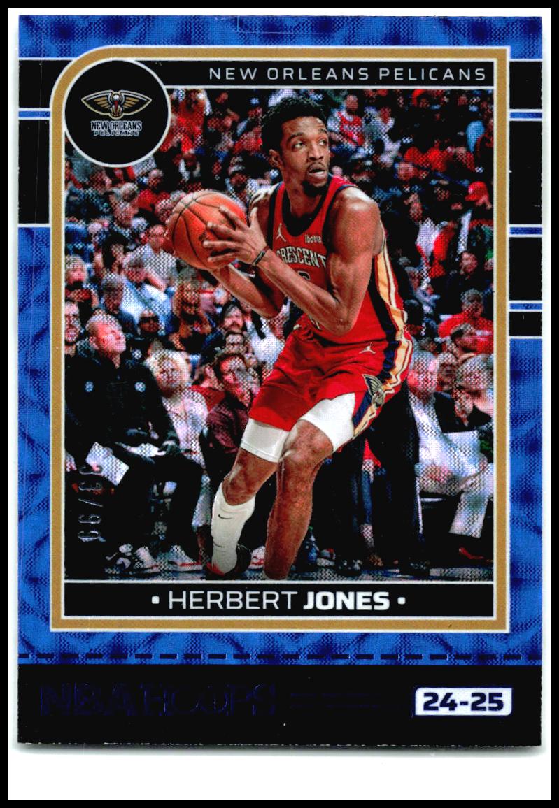 2024-25 Hoops Blue Scope #14 Herbert Jones #/99 New Orleans Pelicans