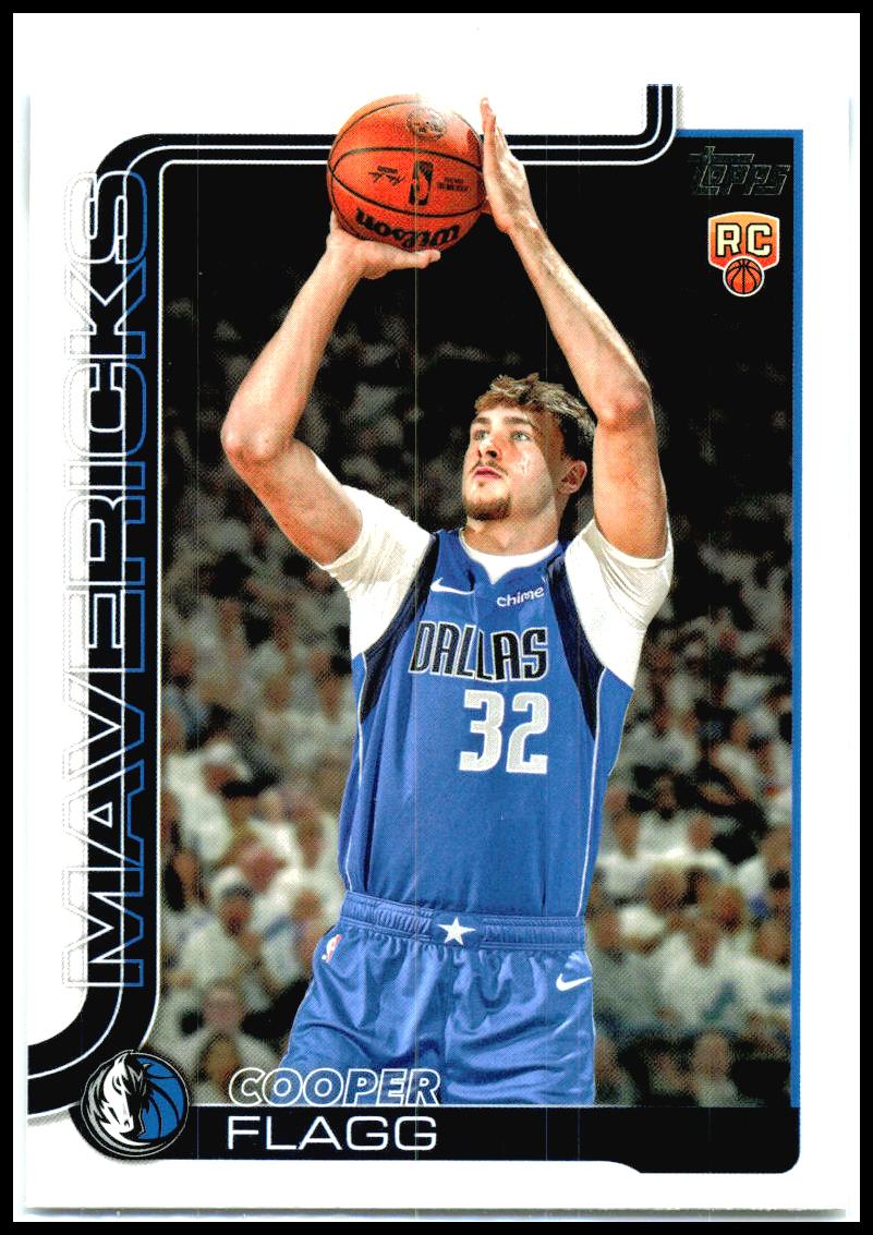 2025-26 Topps #201 Cooper Flagg Rookie Dallas Mavericks