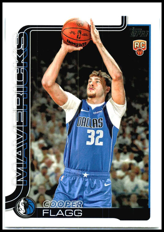 2025-26 Topps #201 Cooper Flagg Rookie Dallas Mavericks