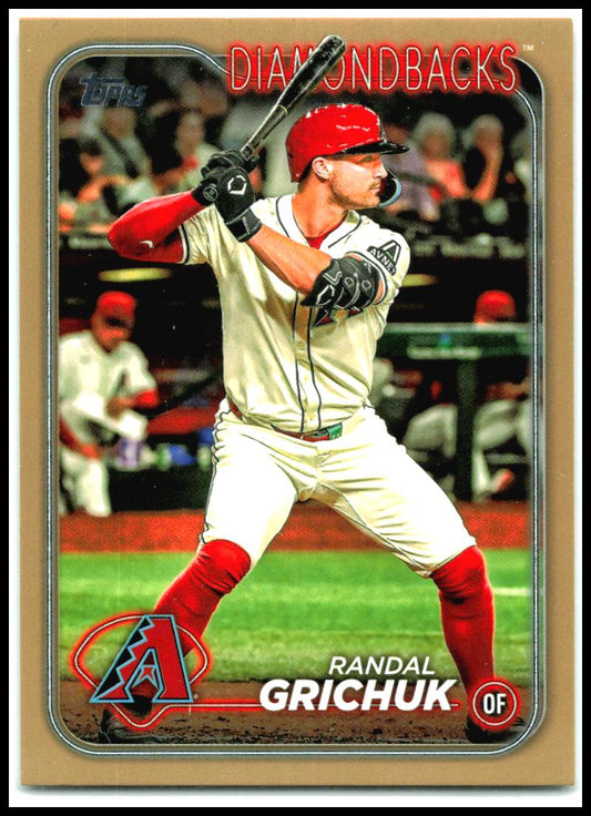 2024 Topps Update Gold #US6 Randal Grichuk #/2024 Arizona Diamondbacks