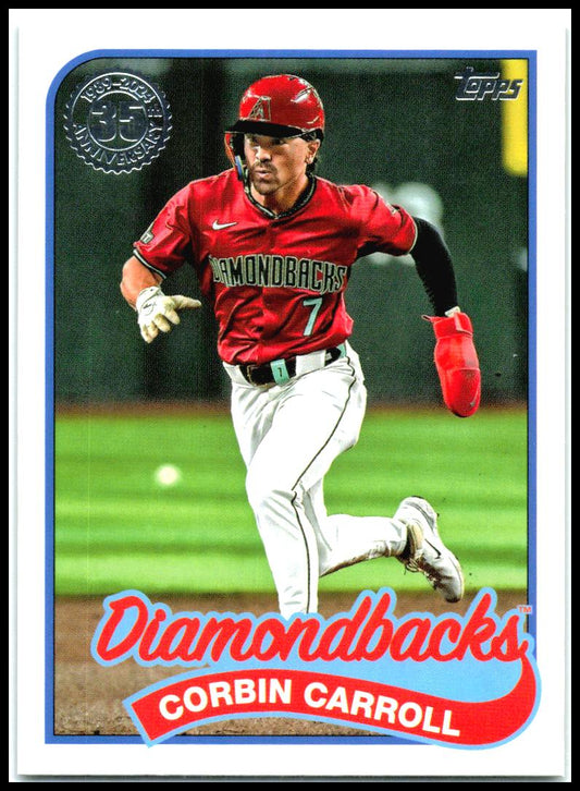 2024 Topps 1989 Topps Baseball 35th Anniversary #89US-23 Corbin Carroll Arizona