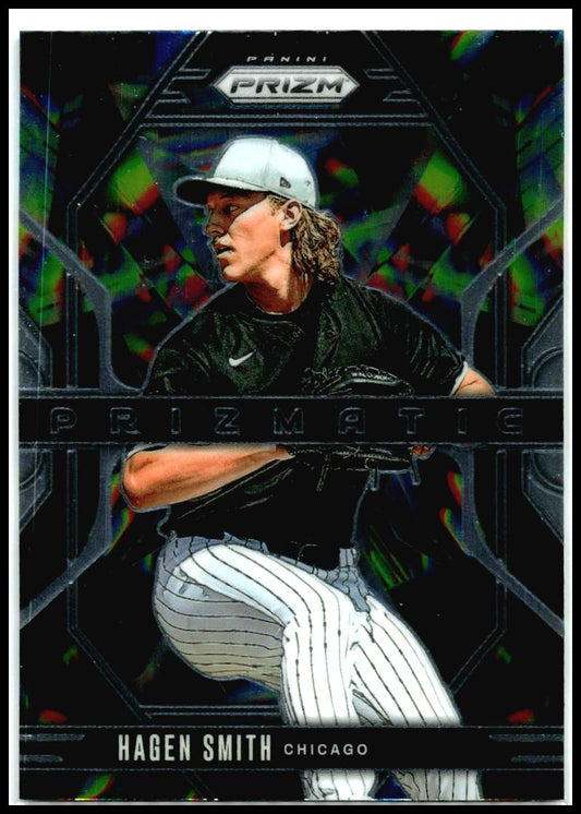 2025 Panini Prizm Prizmatic #18 Hagen Smith Chicago White Sox